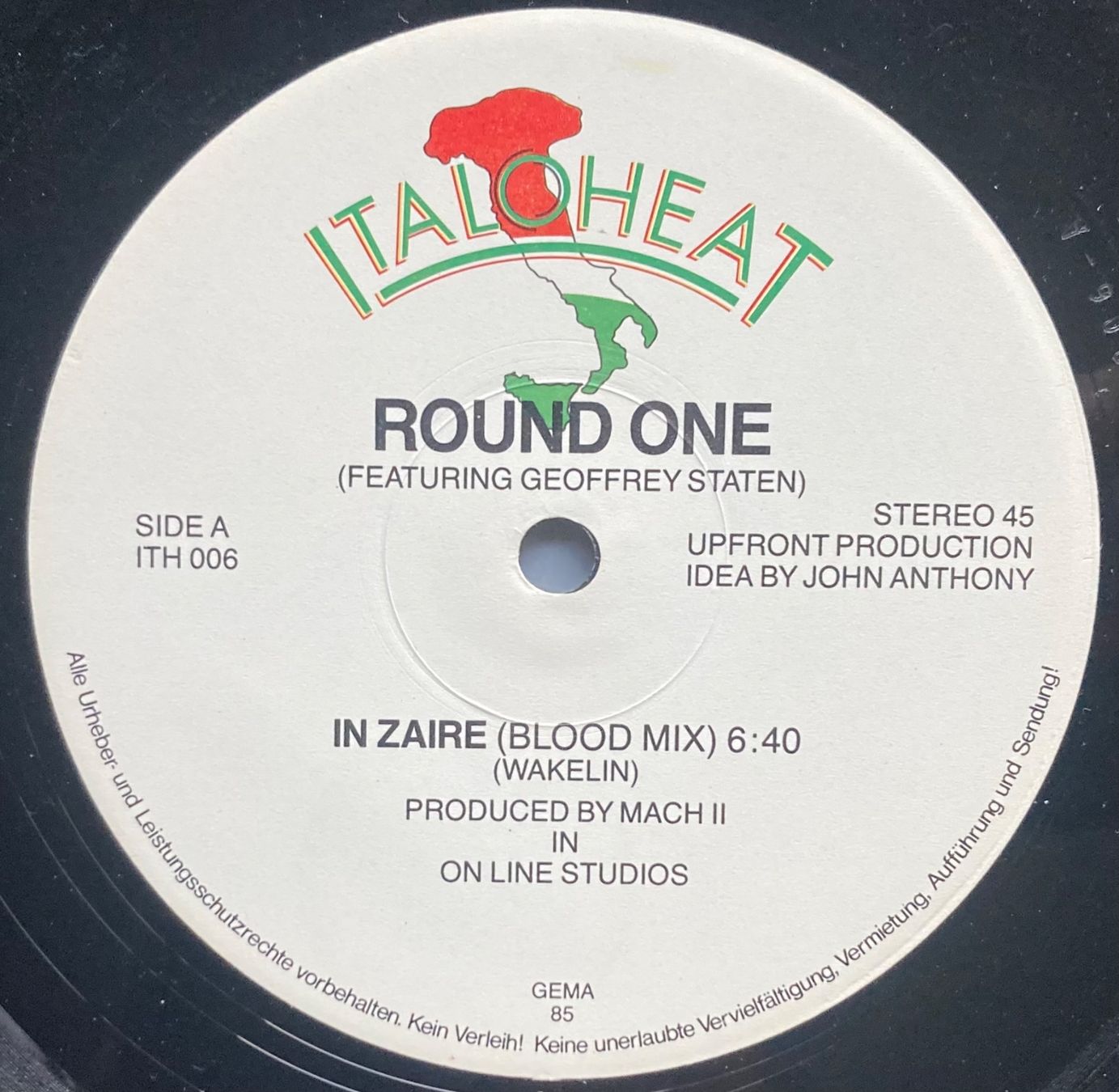 Schallplatten: ROUND ONE - IN ZAIRE – Gebraucht aus Poliez-Pittet von Newtown-Records 2