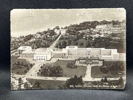 Genève. Nouveau Palais des Nations et le B.I.T.