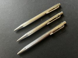 Caran d’Ache Ecridor - Set, versilbert ohne Gravuren selten!