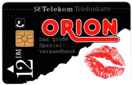 ORION - seltene volle Telefonkarte aus Deutschland