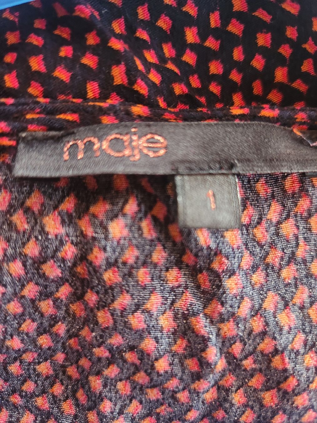 Maje Vestiti: Robe Maje imprimé fleuri  taille 1, 100% viscose. – Usato da Niedergösgen venduto da Eva2410 5