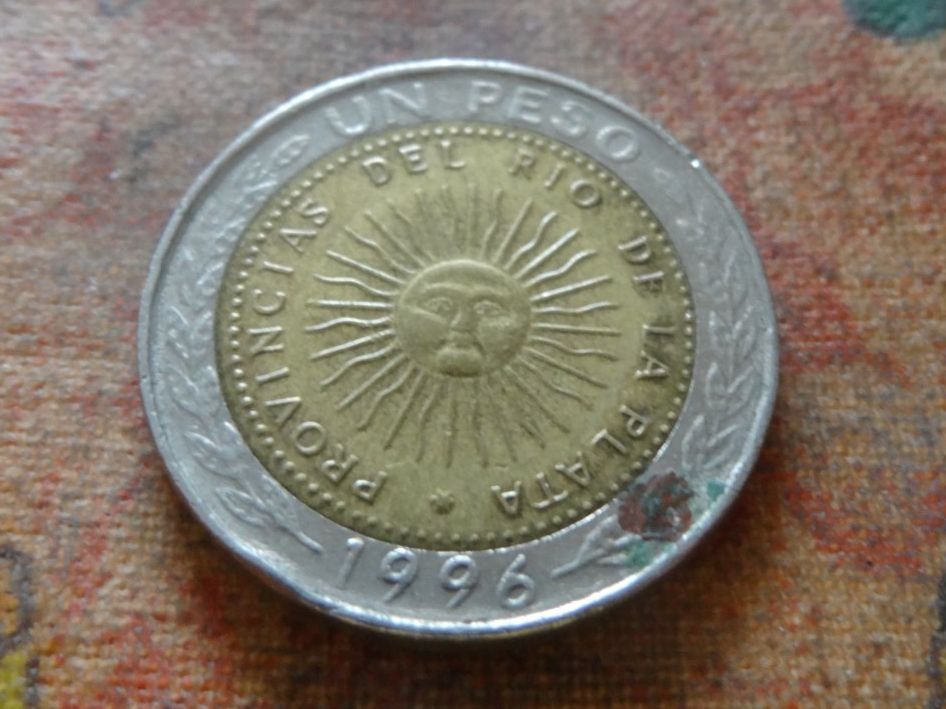 Tutti le monete: ARGENTINE  1  Peso  1996  (P) – Usato da Romanel-sur-Lausanne venduto da Swift13