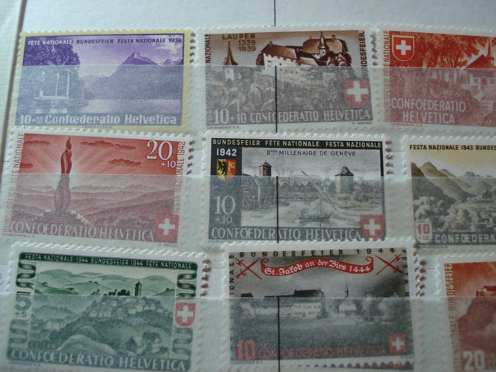 Tutti i francobolli: Lot alte Pro Patria * – Usato da Niederwil AG venduto da morostahu 1