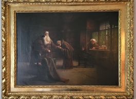Grosses Ölgemälde von Richard Linderum