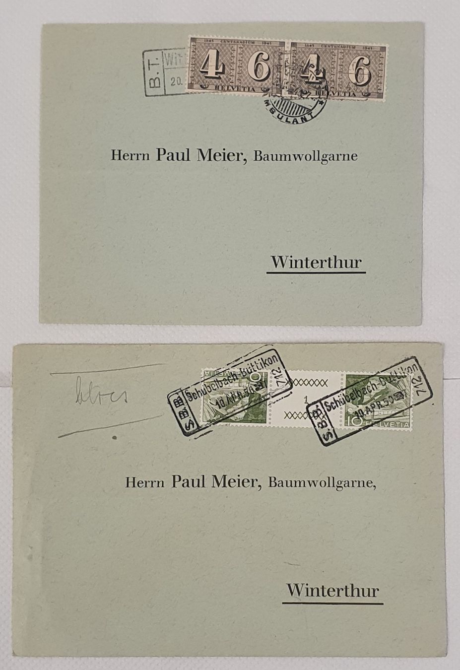 Tutti i francobolli: 18 Briefe mit Bahnpoststempel – Usato da Kreuzlingen venduto da Rschweiz1 5