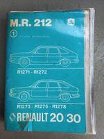 Oldtimer Reparaturhandbuch Werkstatthandbuch Renault R20 R30