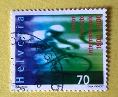 Nr.989 GESTEMPELT Radfahrer 2000   Siehe Original Fotos.  ﻿