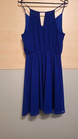 blaues Sommerkleid Gr. 10 / M