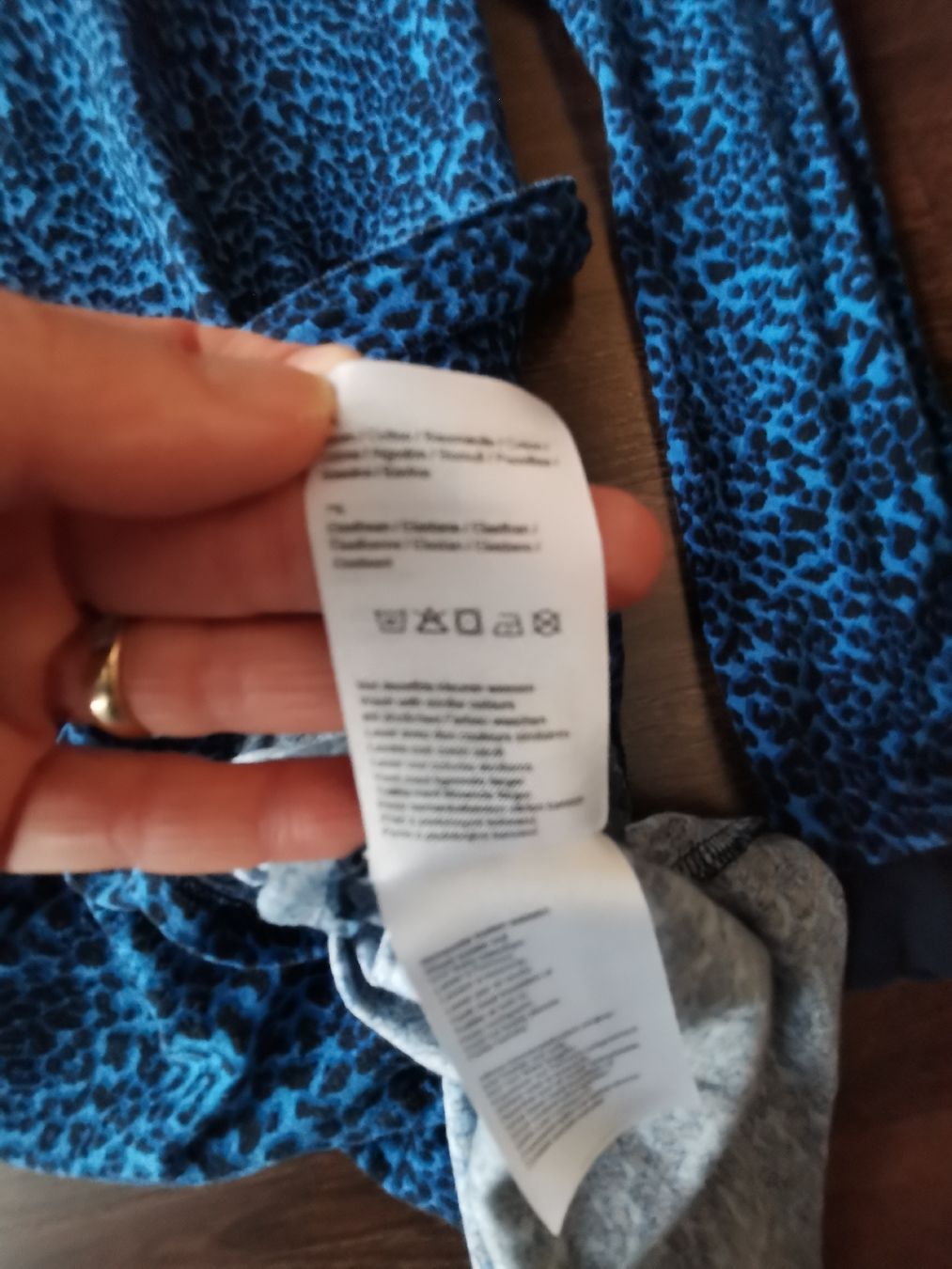 Kleider & Röcke: Kleid, Easy Tiger, 158 - 164, blau getigert – Gebraucht aus Oftringen von januarloch 3
