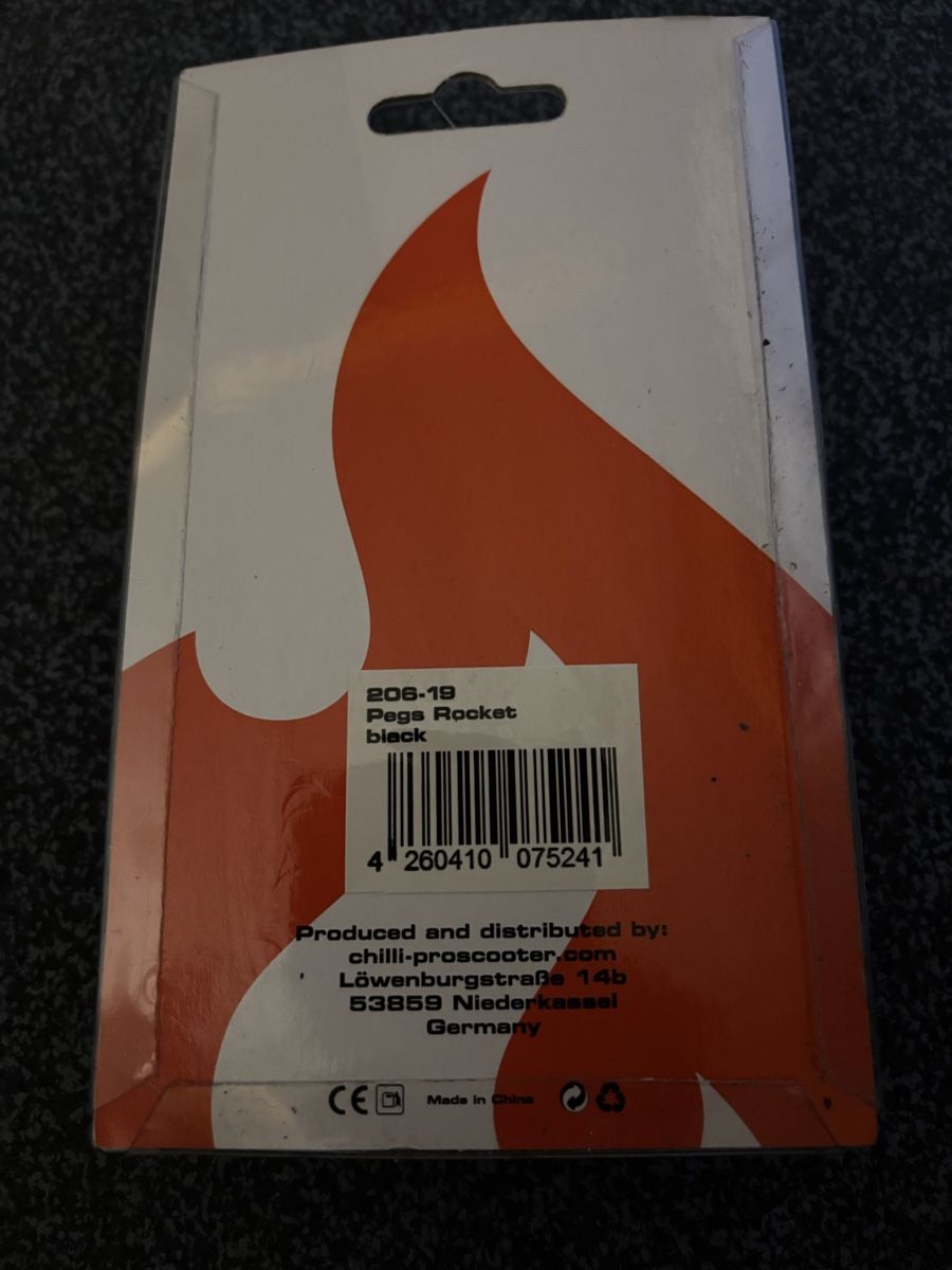Scooter: Chilli Pegs Rocket Black und 14 Scooter MX Headset – Nuovo e nell'imballaggio originale da Rudolfstetten venduto da KerstinB01 5