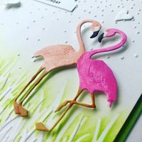 FLAMINGOS STANZSCHABLONE