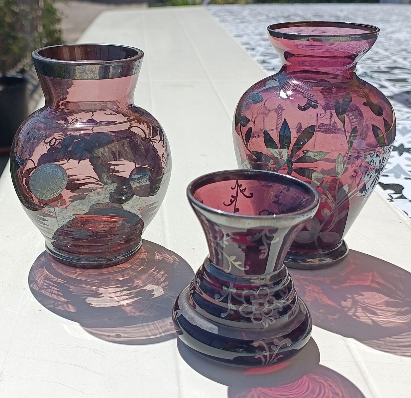 Vasi & Recipienti: Vases violets, 3 pièces, Venise 1950 – Usato da Evilard venduto da mic_yp8t 1