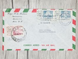CL14 Enveloppe + Timbre Mexique 1954