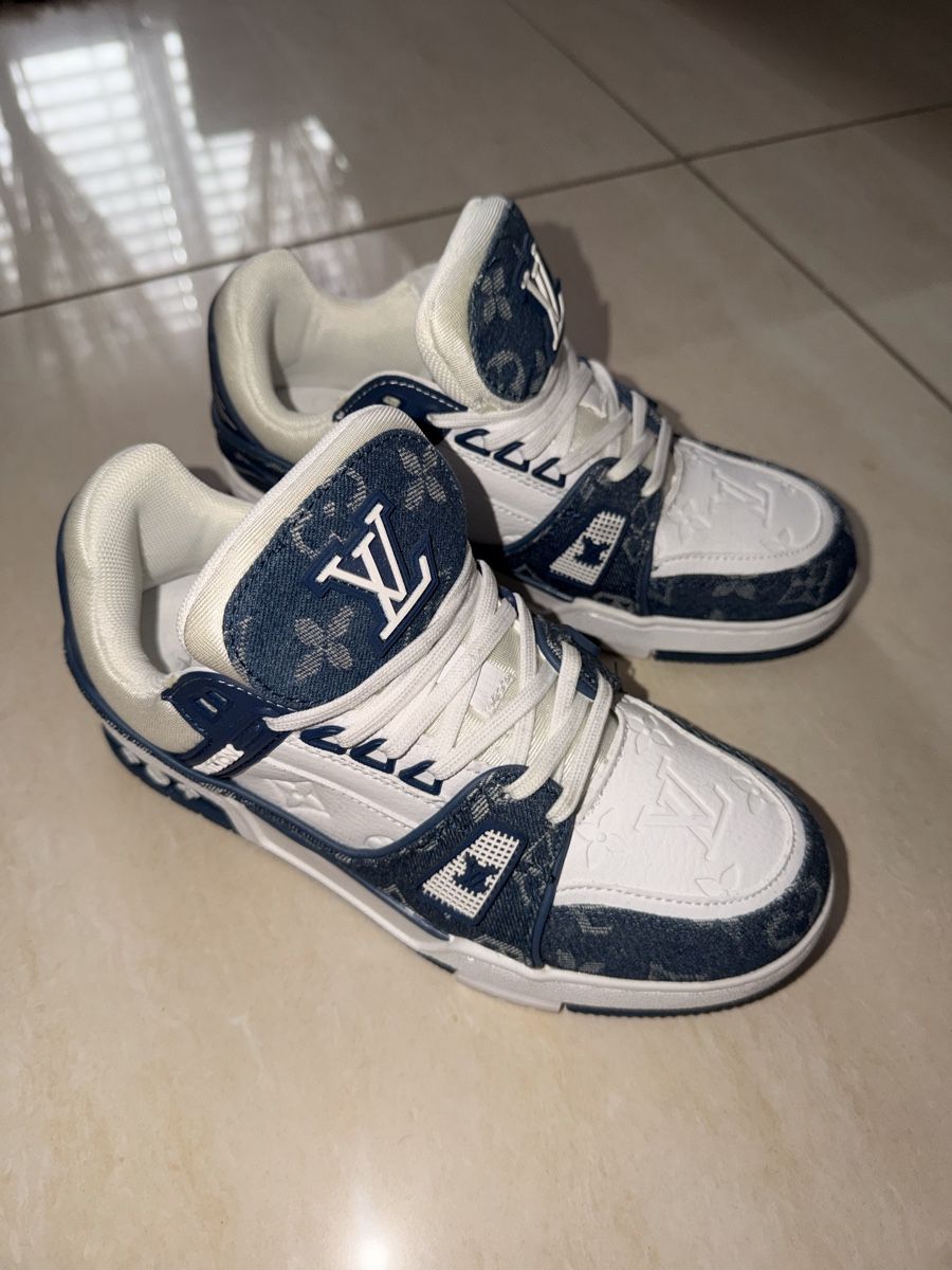 Scarpe da uomo: Louis Vuitton Sneaker Trainer blau weiss – Nuovo (secondo la descrizione) da Niederlenz venduto da fiz_87fv