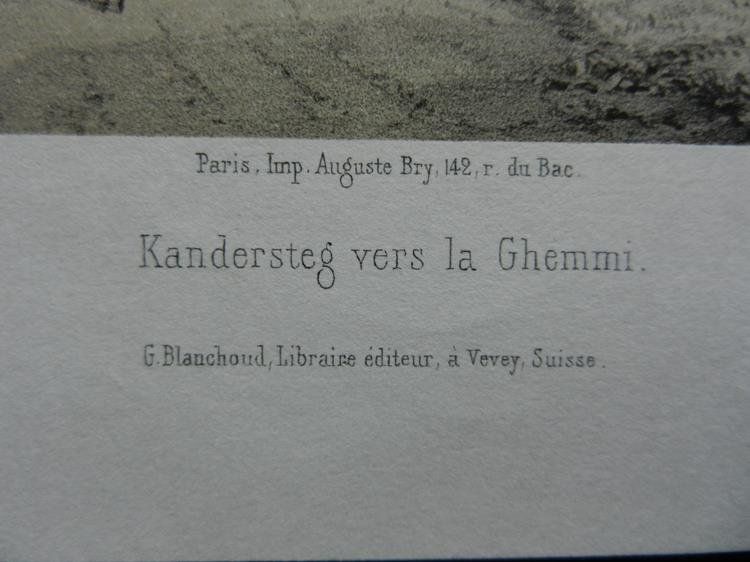 Incisioni: Kandersteg Gemmi von Ritz – Usato da Risch venduto da Rischli15 2