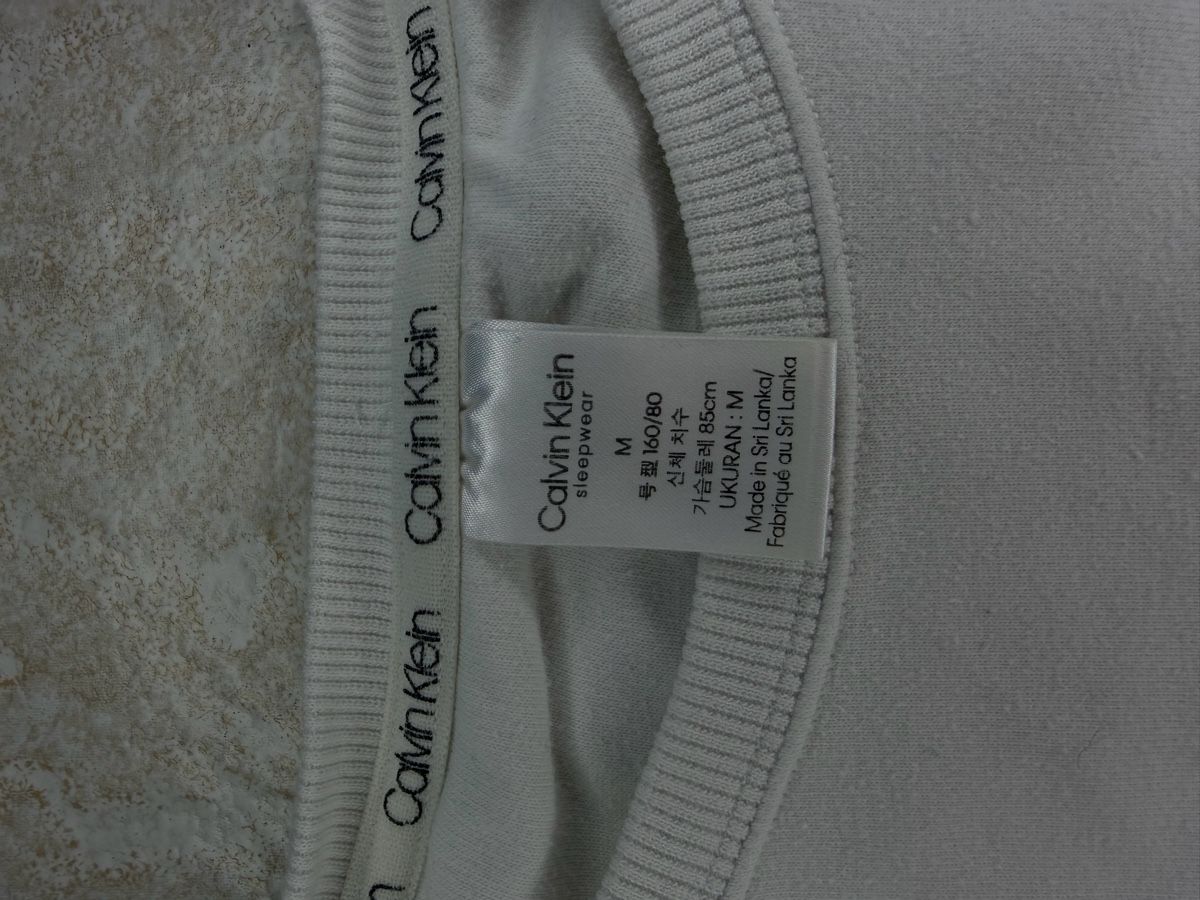 Calvin Klein Maglioni & Felpe: Calvin Klein Pullover Sweater M Weiss Sommer Frühling Basic – Nuovo (secondo la descrizione) da Kreuzlingen venduto da Vadimem 4