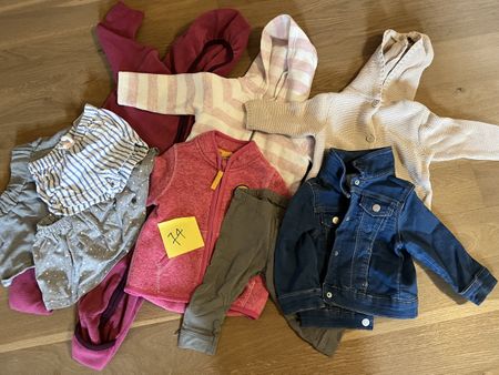 Kleider-Set für Mädchen, Grösse 74