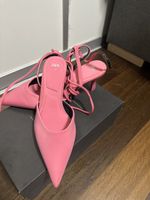 Zara Slingpumps, Gr. 37, Pink, neuwertig, Schnürdetail - Som