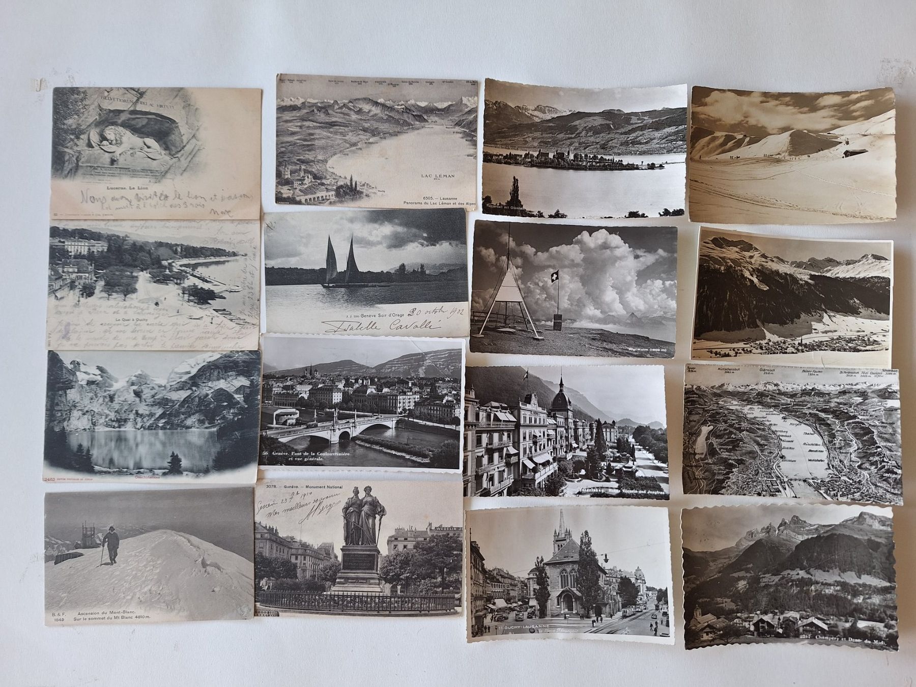 Cartoline postali: 50 Stück alte Ansichtskarten Schweiz,  Kleinformat  (15) – Usato da Zürich venduto da t24_de 2