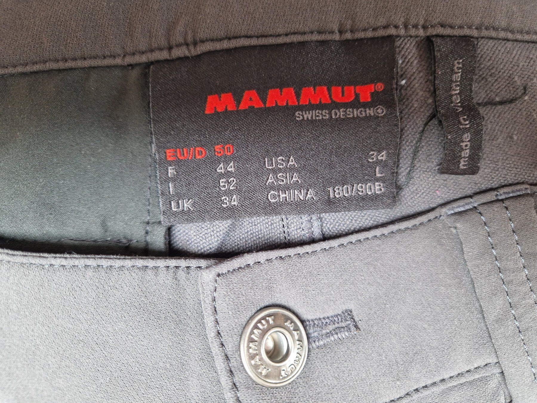 Mammut Pantaloni: Wanderhose, Mammut SOFtech, Grösse 50, elastisch – Usato da Hilterfingen venduto da Housi32 4