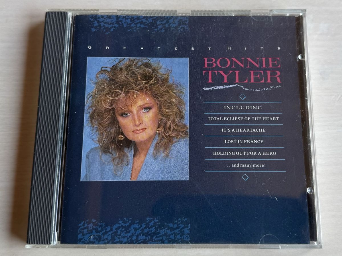 CD: BONNIE TYLER Greatest Hits CD 1989  – Usato da Oberried Brienz venduto da Chyara