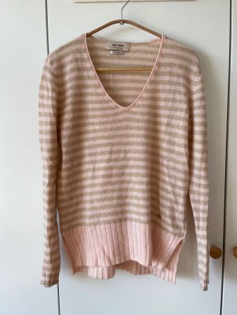 MOS MOSH Pullover "Sophia Stripe" – Gr. M – 100% Cashmere