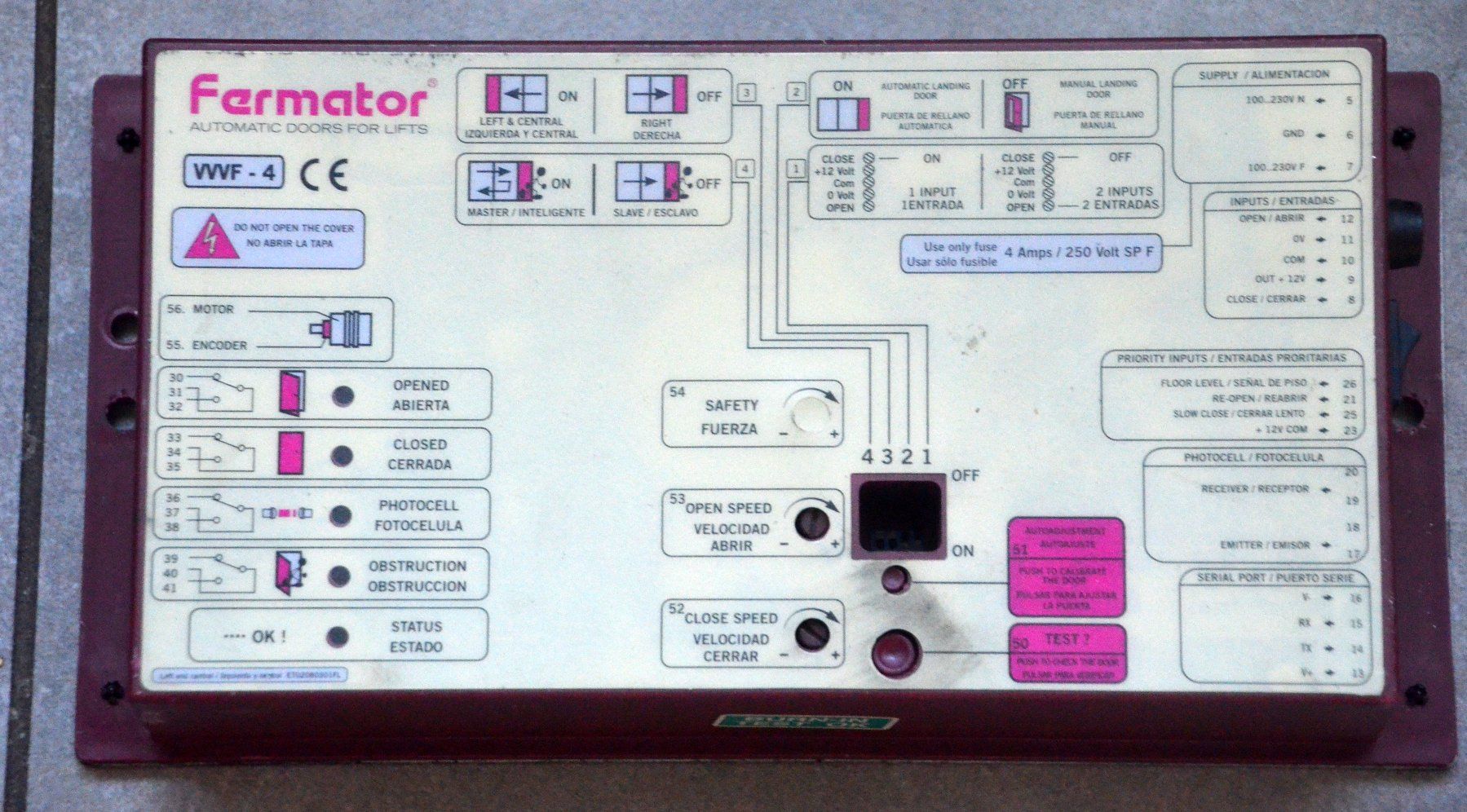 Componenti elettronici: Fermator VVVF-4 Türsteuermodul / Module de commande de porte – Usato da Collonges venduto da arashee 5