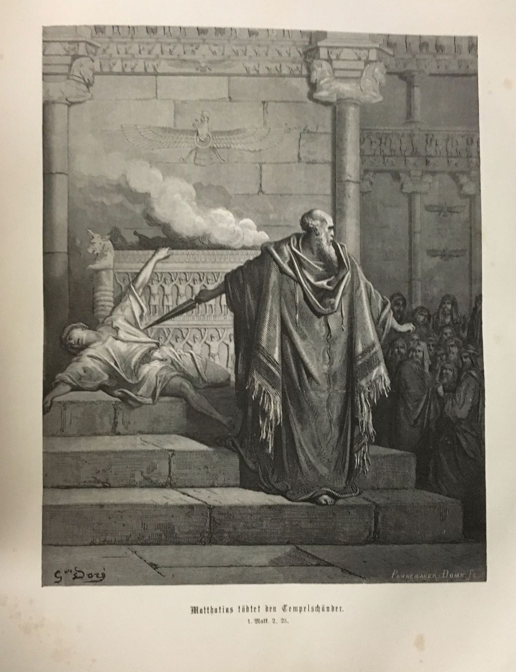 Stiche: Holzstich 1866, Gustave Doré, Bibel, Matthatius, RAR! – Gebraucht aus Frauenfeld von Merk52