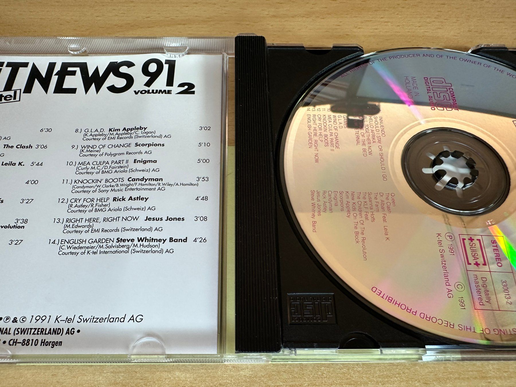 CDs: Various – Hit News 91 Volume 2 – Gebraucht aus Rikon im Tösstal von Alpenmutz 2