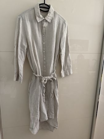 Stefanel Leinen Kleid Gr. 40