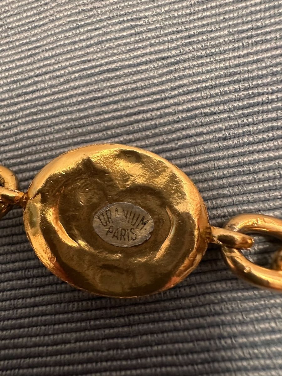 Catenine: Gliederkette Oranium Paris vintage – Usato da Zürich venduto da iva_9svl 3