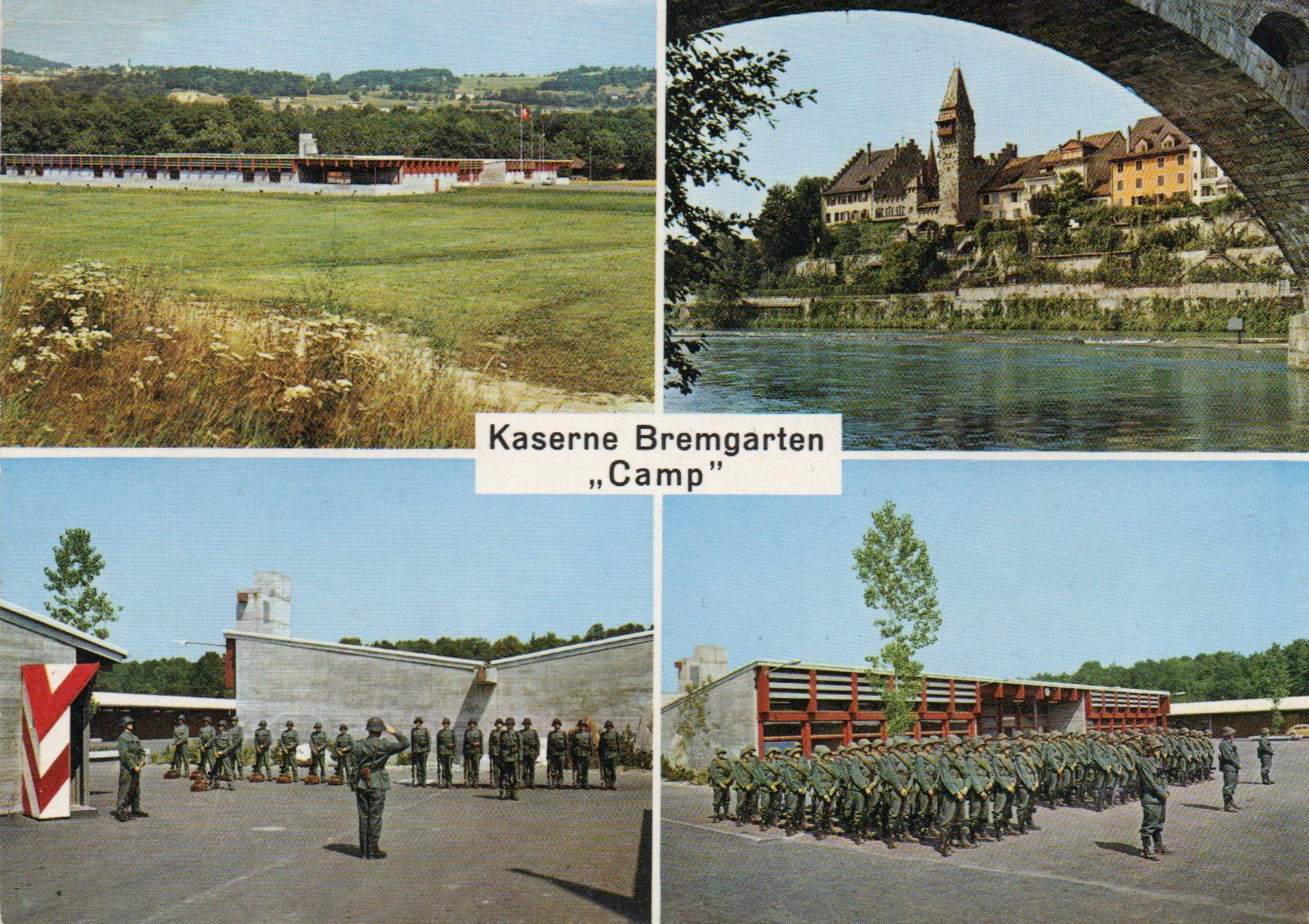 Ansichtskarten: Bremgarten - Kaserne – Gebraucht aus Melano von pisonsdro