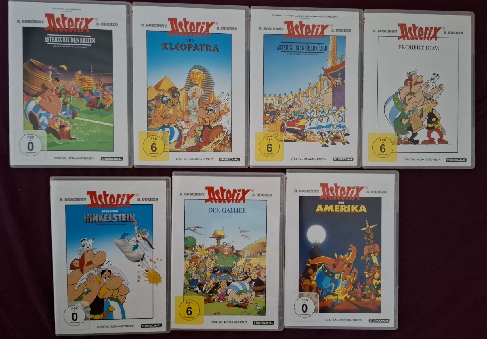 Tutti i DVDs: Asterix die grosse Edition 7DVDS – Usato da Basel venduto da mgn_ft72 1
