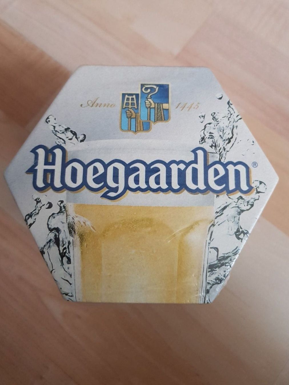 Untersetzer: Hoegaarden  Bierdeckel 1Paket ca 100stk – Neu und originalverpackt aus Morens FR von Kiscica