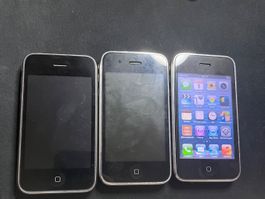 📱 2x Apple iPhone  3GS & 1x 3G Für Bastler / Ersatzteile