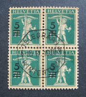 Aufbrauchsausgabe 181 Viererblock gestempelt