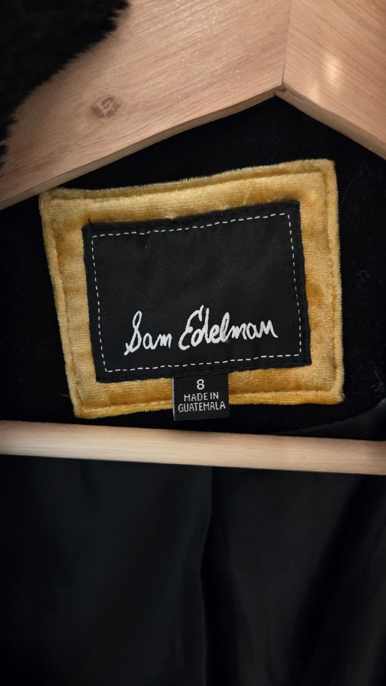 Cappotti: Sam Edelman Black Winter Coat, Size 8, Wool Blend – Usato da Forch venduto da na_casa 3