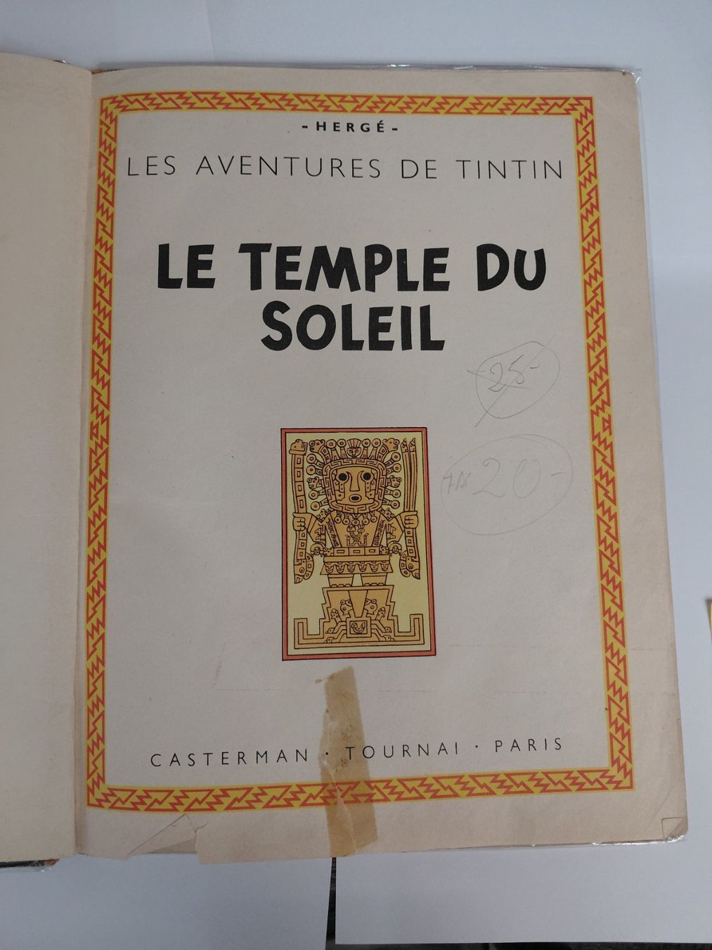 Comics: Tintin Le temple du Soleil – Gebraucht aus Puidoux von tasbiencompris 1