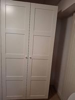 Schrank weiss (H=200 cm, B=100 cm, T=60 cm)