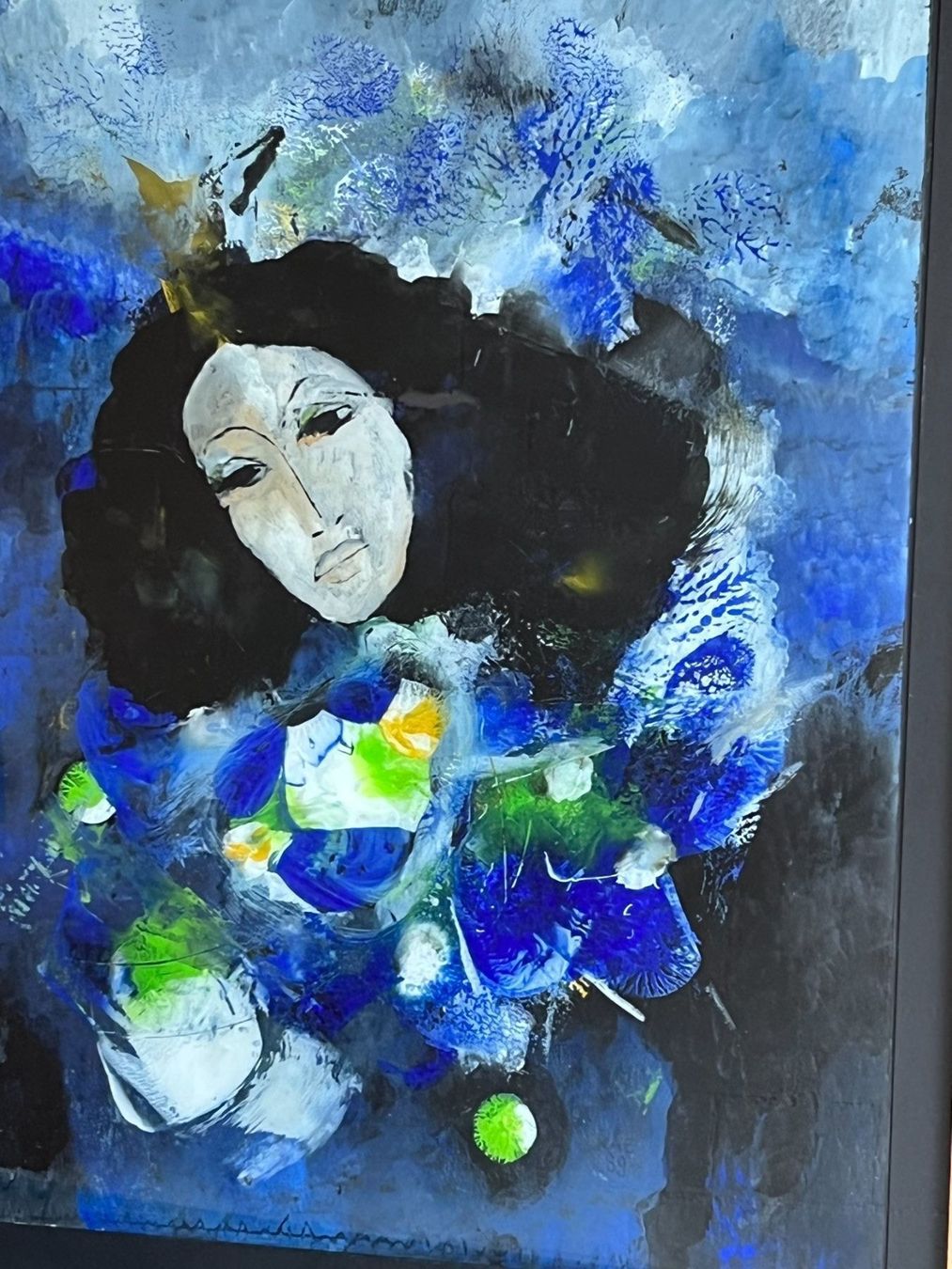 Dipinti: Rita Andermatt Gemälde original Hinterglasmalerei – Usato da Vaduz venduto da Unikate-Markt 2