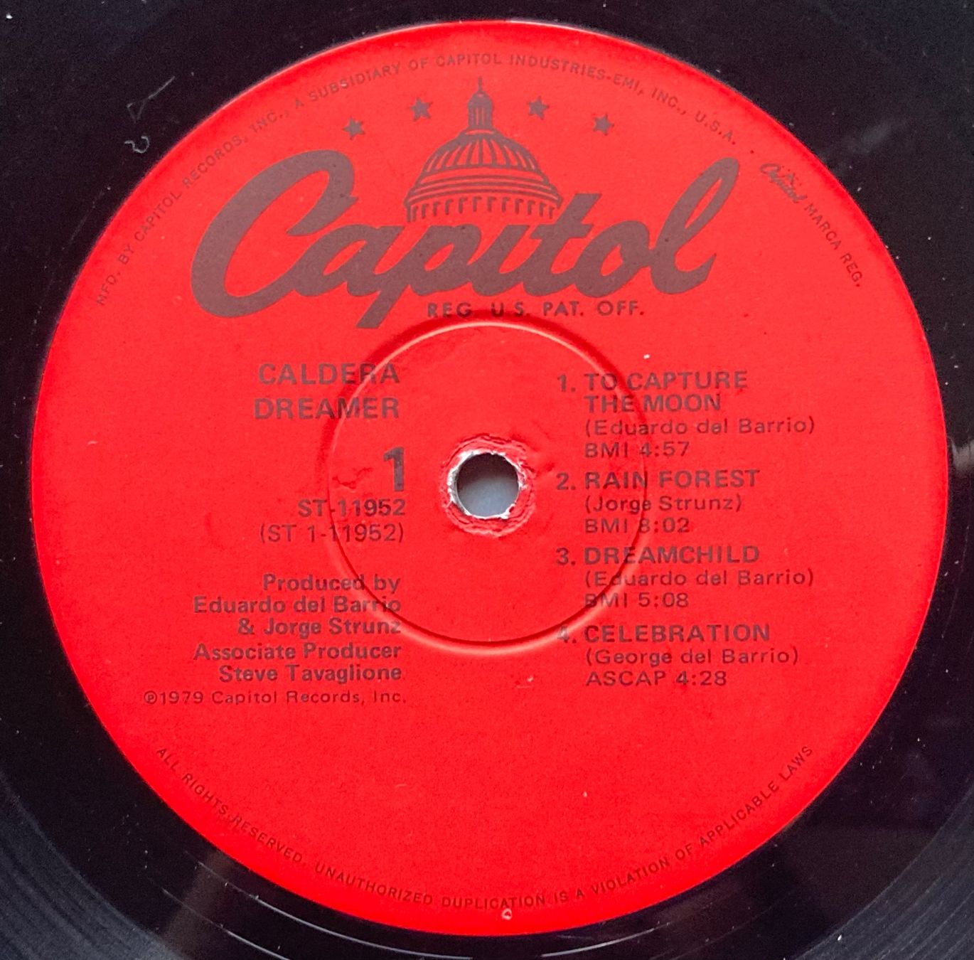 Schallplatten: CALDERA - DREAMER – Gebraucht aus Poliez-Pittet von Newtown-Records 3
