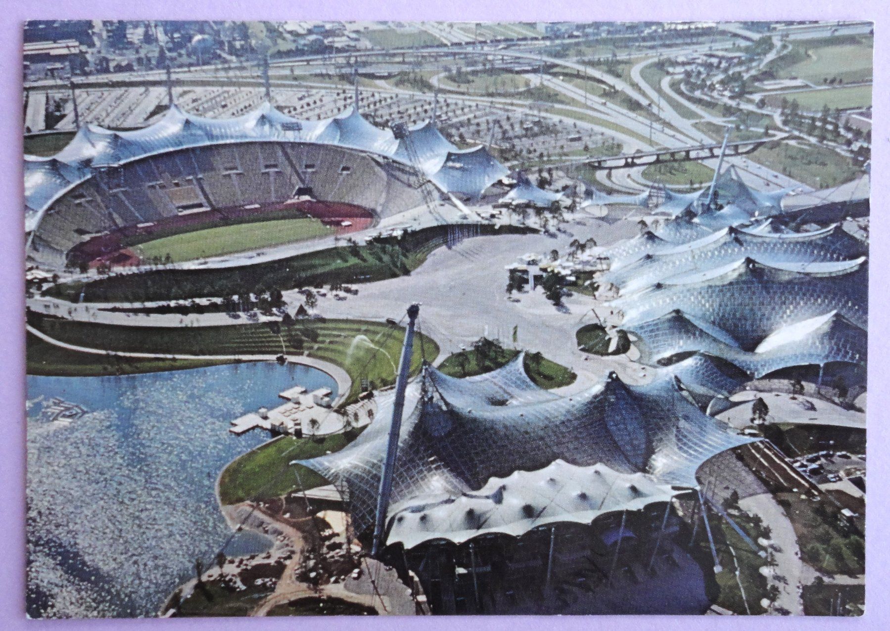 Cartoline postali: München - Blick auf Olympiapark – Usato da Fétigny venduto da Billy2miny