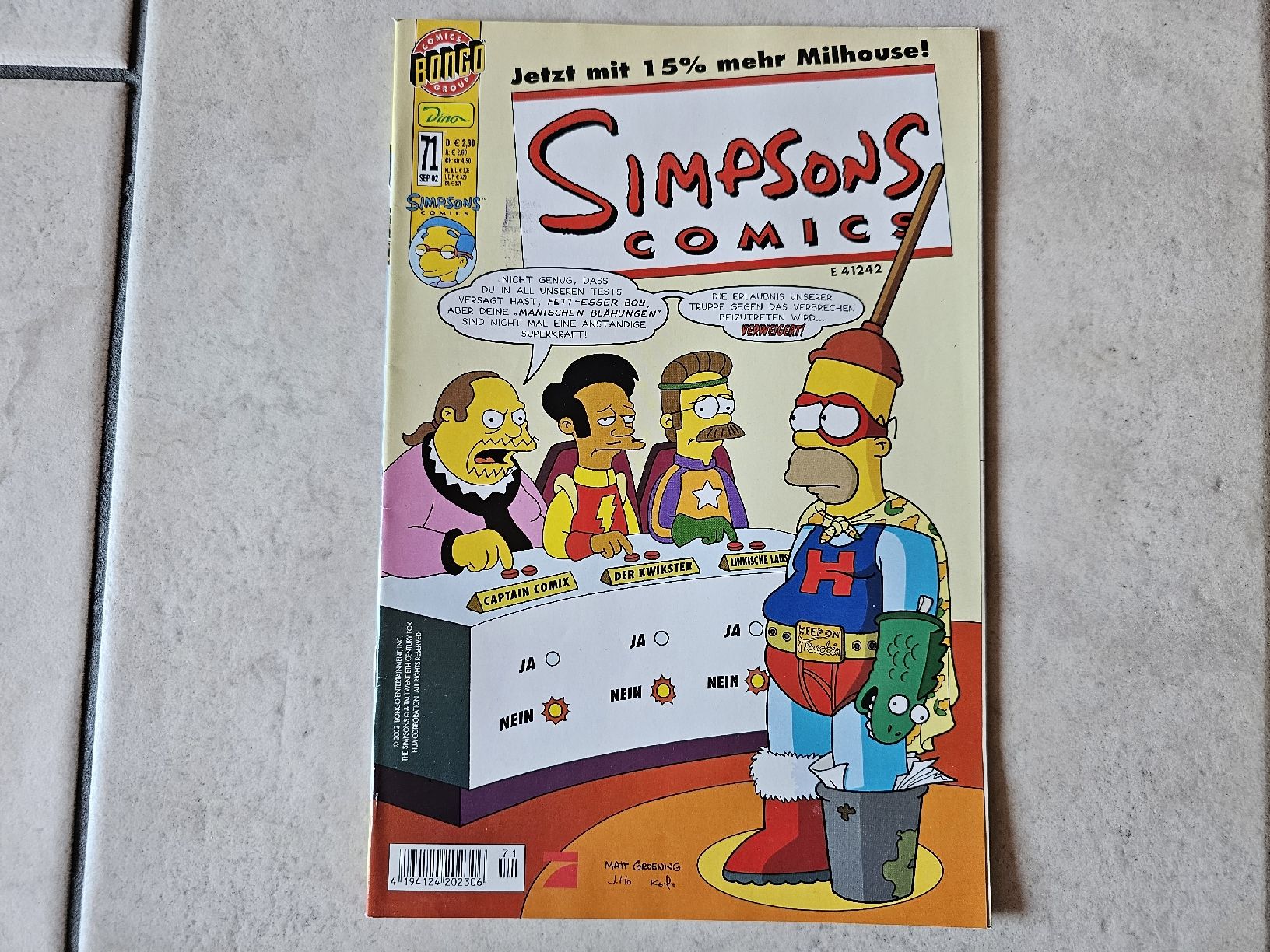 Comics: Simpsons Comic  -  Heft #71 – Gebraucht aus Schneisingen von backstore24