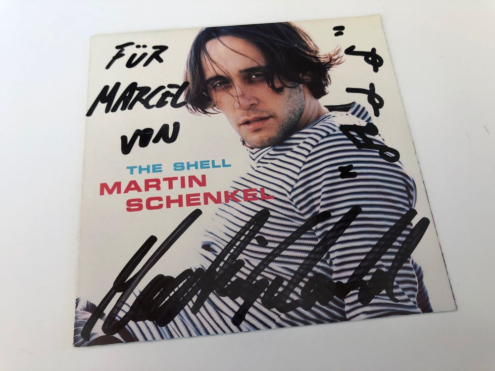 Autogramm MARTIN SCHENKEL auf CD Beilage. Sehr selten. | Kaufen auf Ricardo