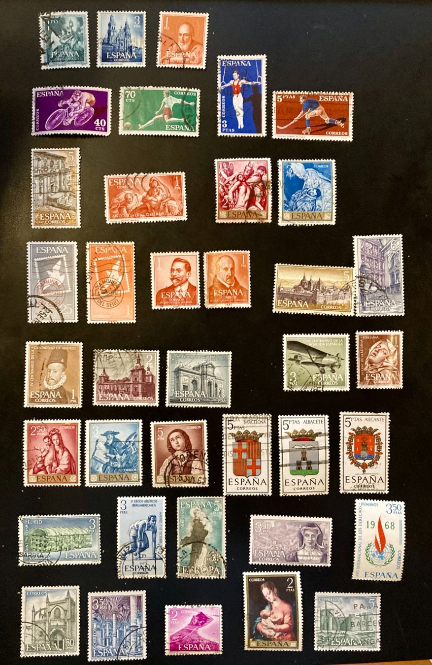 Tutti i francobolli: Lot Spanien (1950-1972), 134 Werte # – Usato da Hermetschwil-Staff venduto da Starbliggi 3