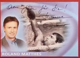 Roland Matthes 1950-2019 Autogramm signiert Foto 10x15cm