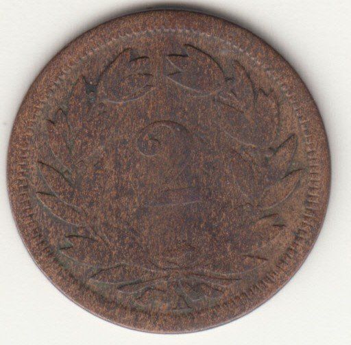 Tutti le monete: CH 2 Rappen 1851 – Usato da Bürglen TG venduto da StampGraf