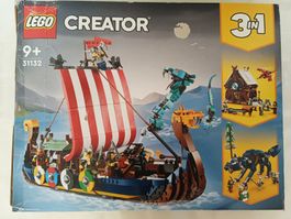 Lego Creator 31132 Wikingerschiff mit Midgardschlange 3 in 1