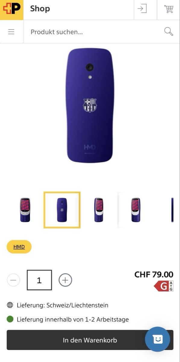 Telefoni cellulari / Smartphones: HMD Handy - Barça 3210 - Neu – Nuovo e nell'imballaggio originale da Mels venduto da man_w8ky 1