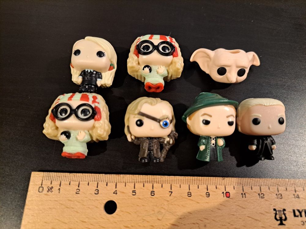 Harry Potter Figuren-Set – 5 Bewegliche Kunststofffiguren, 32,4 Cm, Inkl. Zauberstab, Ab 6 Jahren